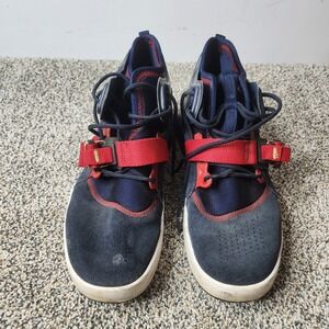 NIKE AIRFORCE 270 Men's BLUE RED‎ Sneakers.